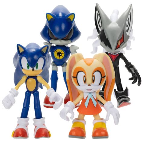 Sonic the Hedgehog 4-Inch Action Figures with Accessory Wave 13 Case of 6