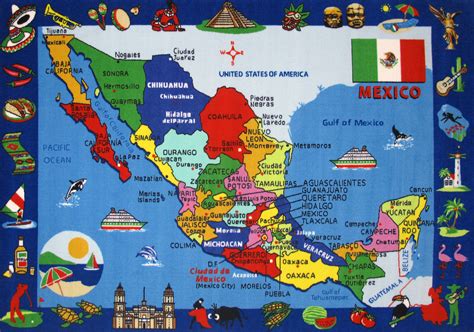 Printable Mexico Map