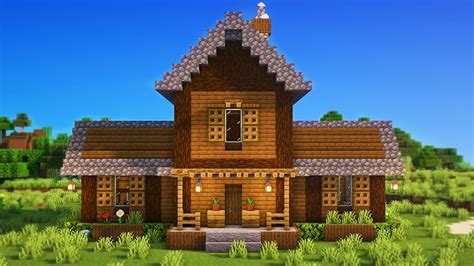 Minecraft Spruce House Tutorial | How to Build a Spruce House in Minecraft - YouTube