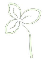 Green Leaf Outline Clip Art at Clker.com - vector clip art online, royalty free & public domain