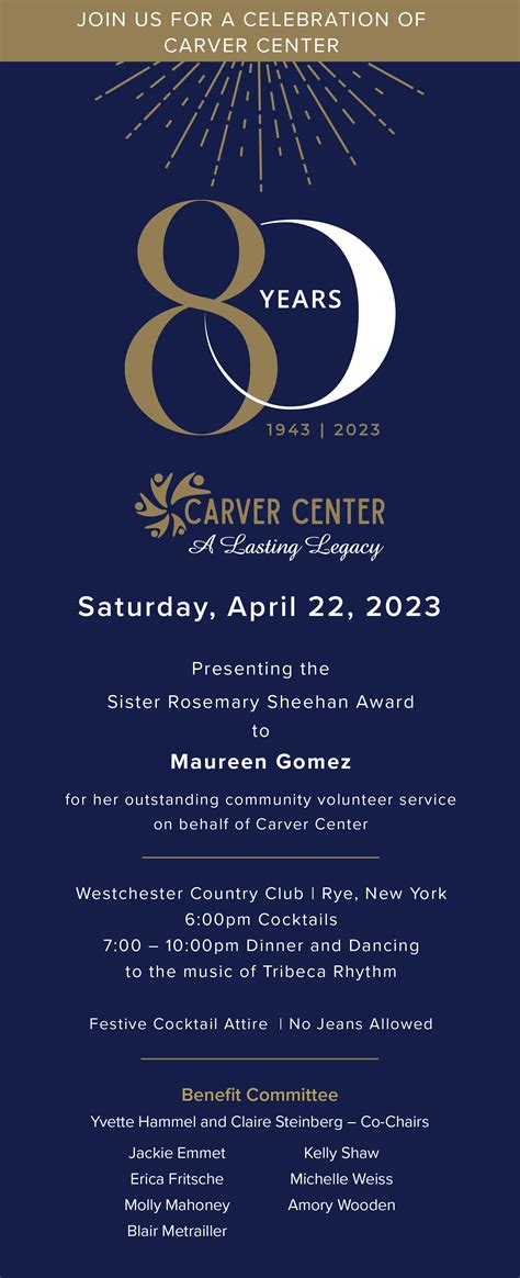 2023 Spring Benefit - Carver Center