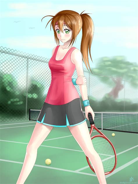 Tennis anime girl | Animoe