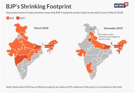 India Map With Bjp Ruled States - Gracie Georgianna