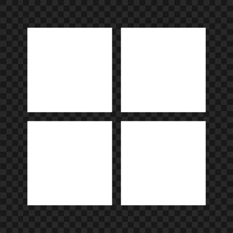 Windows 11 White Logo Icon PNG | Citypng