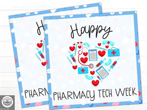 Pharmacy Week Gifts for Pharmacists Pharmacy Tech Appreciation Gift Printable Appreciation Gift ...