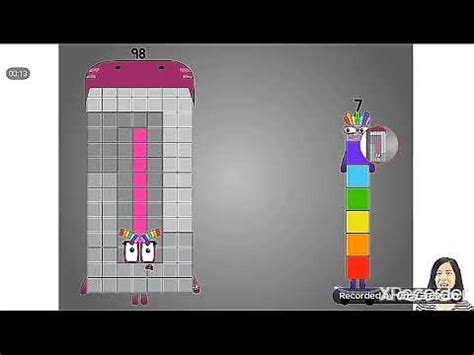 numberblocks 98 7 - YouTube