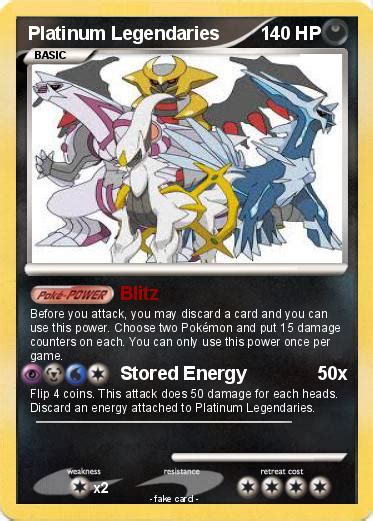 Pokémon Platinum Legendaries - Blitz - My Pokemon Card