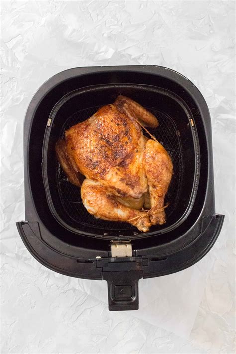 Air Fryer Whole Chicken - Carmy - Easy Healthy-ish Recipes