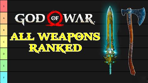 God of War Weapons Tier List - YouTube