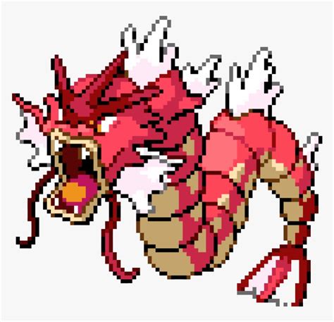 Shiny Gyarados Pixel Art Pokemon Gyarados Clipart Large Size Png My | The Best Porn Website