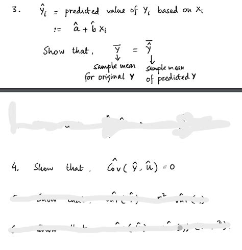 Solved 3. y^i= predicted value of yi based on xi :=a^+b^xi | Chegg.com