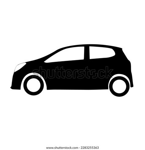 Black White Silhouette Car Stock Vector (Royalty Free) 2283255363 ...