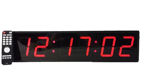 Extra Large Digital Wall Clock - 4" LED - Creative Clock - Shop online for Digital Clocks ...