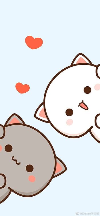 Anime kawaii cat HD phone wallpaper | Pxfuel