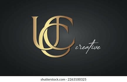 Luxury Letters Ucc Golden Logo Icon Stock Vector (Royalty Free) 2263100325 | Shutterstock