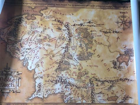 The Map of Middle Earth : r/lotr