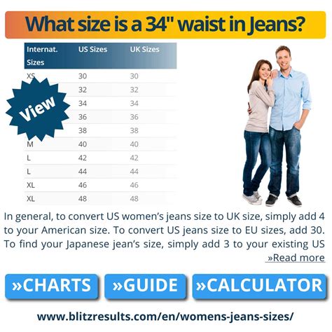 usa jeans size chart Erin bootcut jean