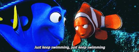 Just Keep Swimming Just Keep Swimming GIF - Fishy Fish JustKeepSwimming ...