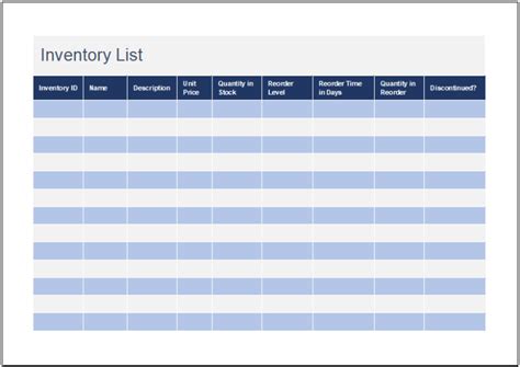 Spare Parts List Template Excel | Reviewmotors.co