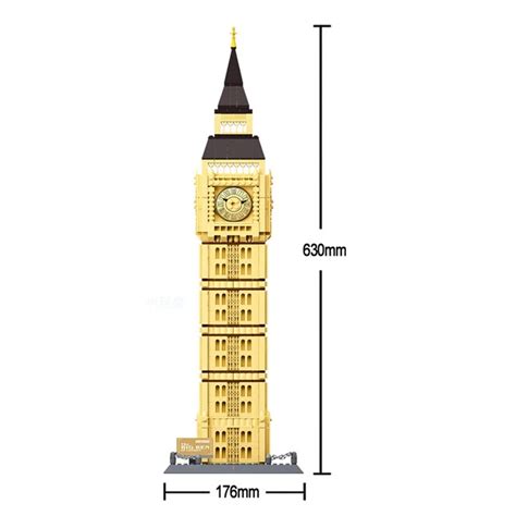 WANGE 5216 Big Ben, Elizabeth Tower, London, UK Blocks | WANGE Block