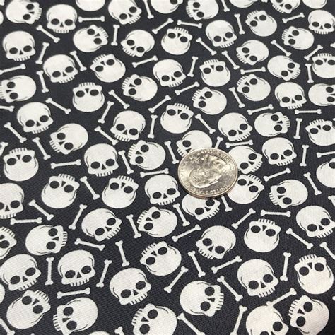 Skull Fabric - Etsy