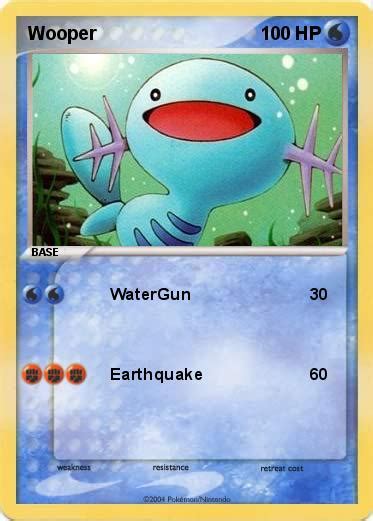 Pokémon Wooper 5 5 - WaterGun - My Pokemon Card