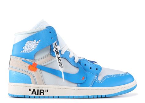 Off White Air Jordan 1 Retro High University Blue UNC - kickstw