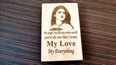 How to engraved photo on wood using laser machine | Easy Ways to Print on Wood - Laser Master