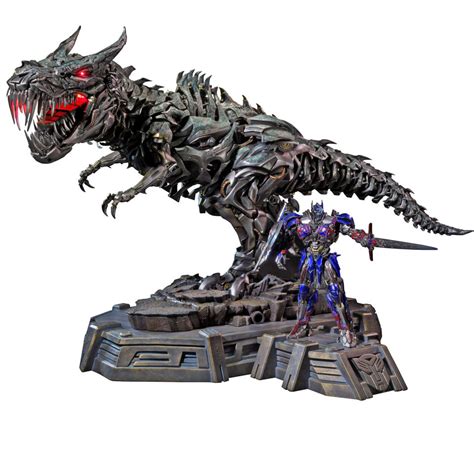 Prime1 Studios Transformers Grimlock Optimus Prime Version Master Line Statue Merchandise | Zavvi