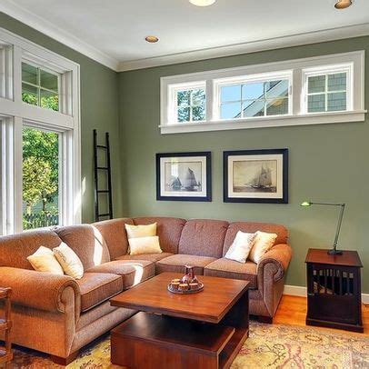 BM Dry Sage | Sage green living room, Brown living room, Living room green