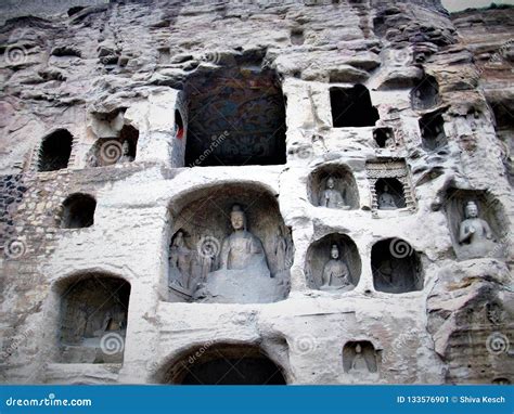 Mogao Caves In Dunhuang Royalty-Free Stock Photography | CartoonDealer.com #46673279