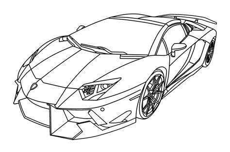 Marie Lamborghini Coloring Pages