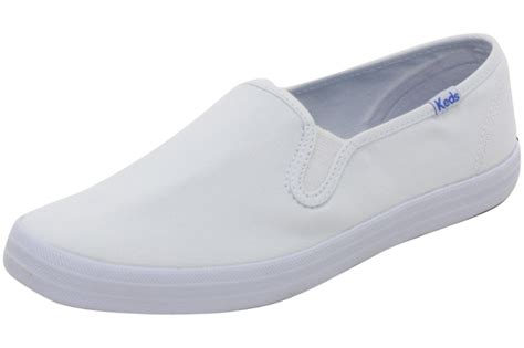 Keds Women's Champion Sneakers Slip On White Canvas Sz: 10N | JoyLot.com