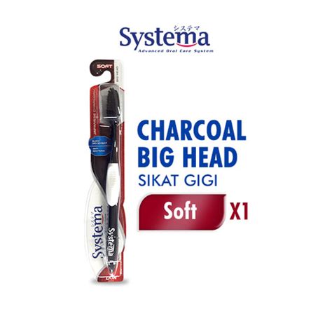 Promo Systema Sikat Gigi Charcoal Big Head - - Wings Official Store | Tokopedia