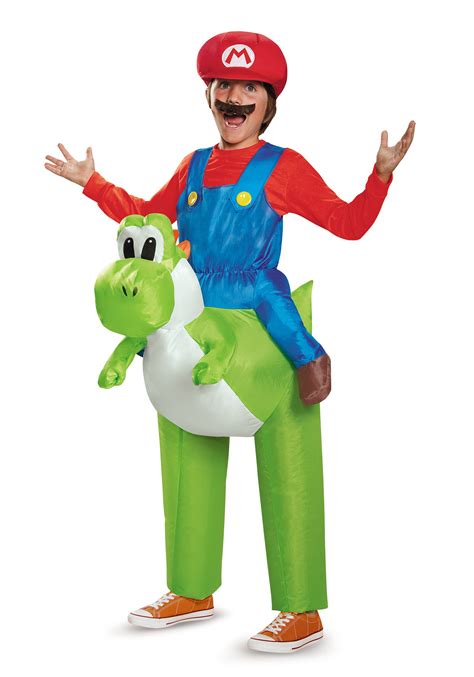 Mario Riding Yoshi Child Costume