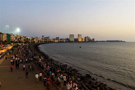 Sunset in Marine Drive Mumbai & Juhu beach at night (Maharashtra) | My Travelogue - Indian ...