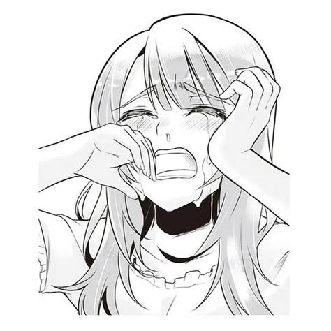 Anime Crying Drawing