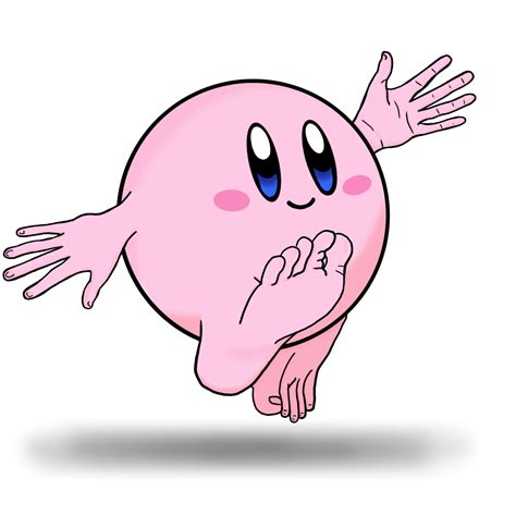 Kirby with human hands and feet | Kirby memes, Kirby character, Kirby