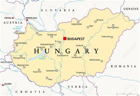 Budapest Hungary On World Map