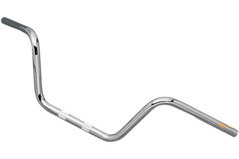 Flanders Handlebars 1" Handlebar- #1 -Chrome, Knurled Dimpled - WestEndMotorsports.com