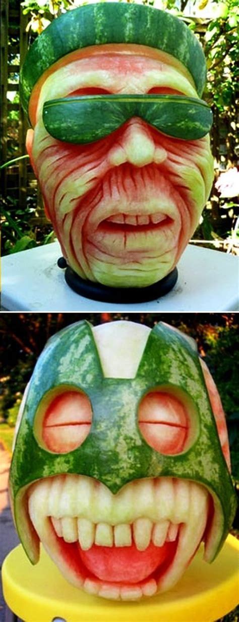 15 Watermelon Carvings to Replace Age-Old Halloween Tradition | Halloween traditions, Watermelon ...