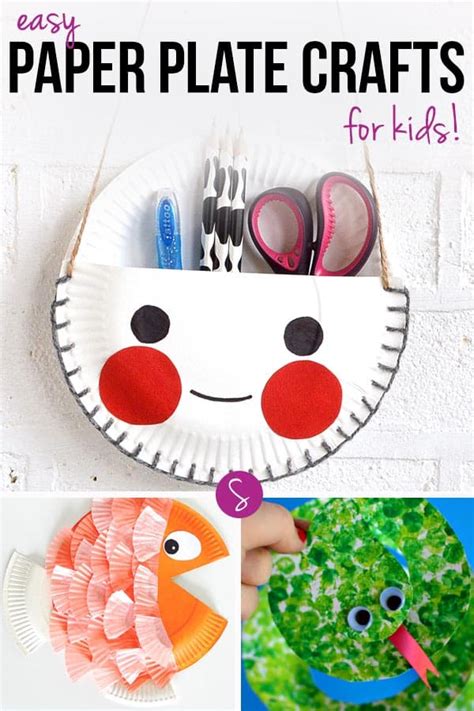 Easy Paper Plate Crafts for Kids of All Ages to Enjoy! | Just Bright Ideas