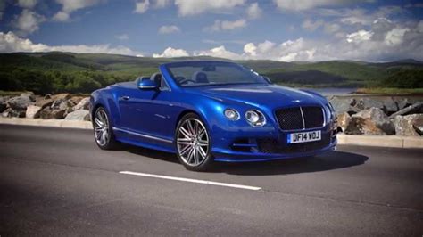 2015 Bentley Continental GT Speed Convertible Sequin Blue - YouTube