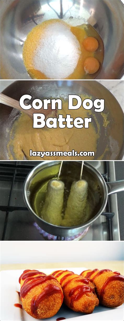 Corn Dog Batter | Recipe | Corn dog batter, Cooking recipes, Corn dogs