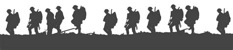 Lest we forget First World War Soldier Silhouette Military - soldiers png download - 4096*885 ...