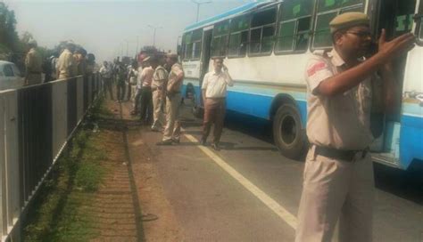 Bomb Blast in Haryana Roadways Sonipat to Chandigarh Bus at Pipli