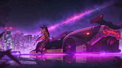 1280x720 Anime Girl Cyberpunk Ride 4k 720P ,HD 4k Wallpapers,Images ...