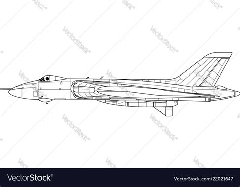 Avro lancaster Royalty Free Vector Image - VectorStock