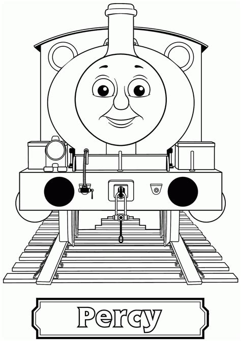 thomas the train coloring pages - Clip Art Library