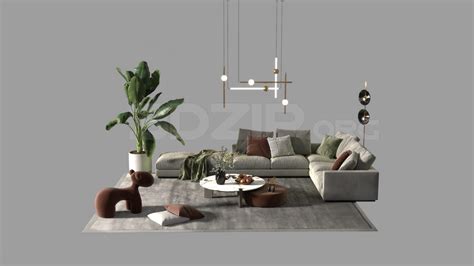 3289. Free 3D Sofa Model Download